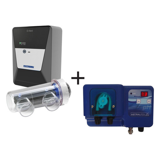 Astralpool - Electrolyseur au sel E-Next 7 + Pompe doseuse Micro pH - Astral Pool Astralpool  - Traitement de l'eau Astralpool