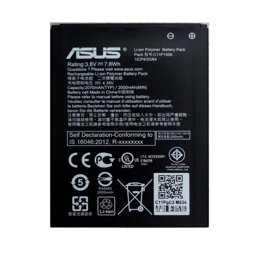 Asus - ASUS C11P1506 pièce de rechange de téléphones mobiles Batterie/Pile Noir Asus  - Batterie téléphone Asus
