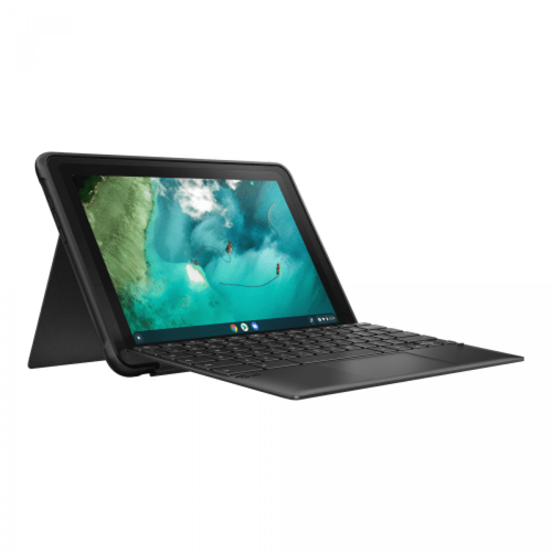 Asus - ChromeBook CZ1 Ordinateur Portable 2-en-1 10.1" Mediatek MT8183 4Go RAM DDR4 64Go eMMC ChromeOS Noir - PC Tablette 2 en 1 Ordinateurs