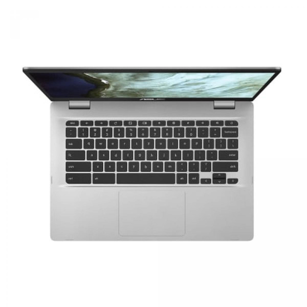 Asus ChromeBook Ordinateur Portable 14" FHD Intel Celeron N3350 4Go RAM LPDDR4 64Go eMMC ChromeOS Argent