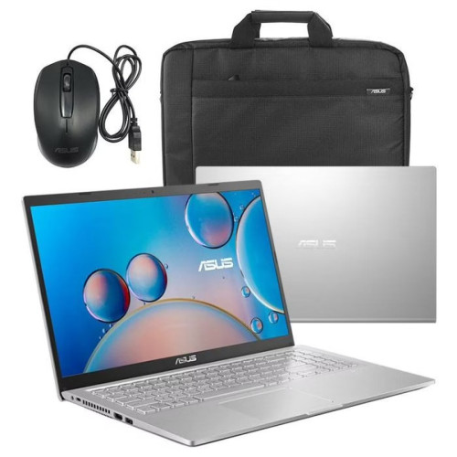 Asus - Vivobook R515EA - Argent + Souris + Sacoche - PC Portable Windows