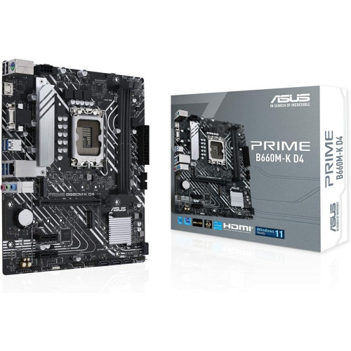 Asus - PRIME B660M-K D4 - Carte mère Intel