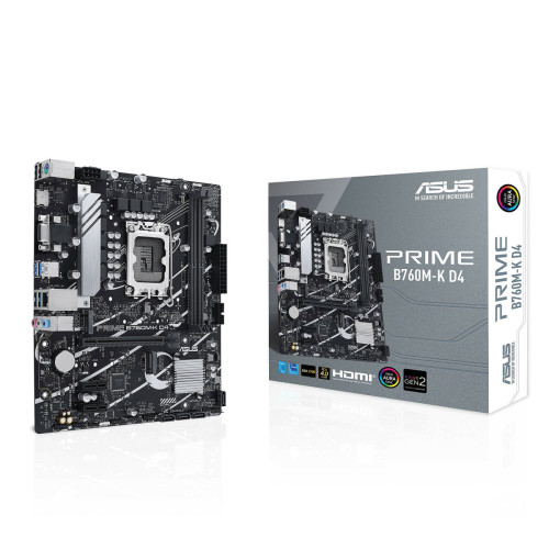 Asus - PRIME B760M-K D4 Asus   - Carte mère Intel Micro-atx