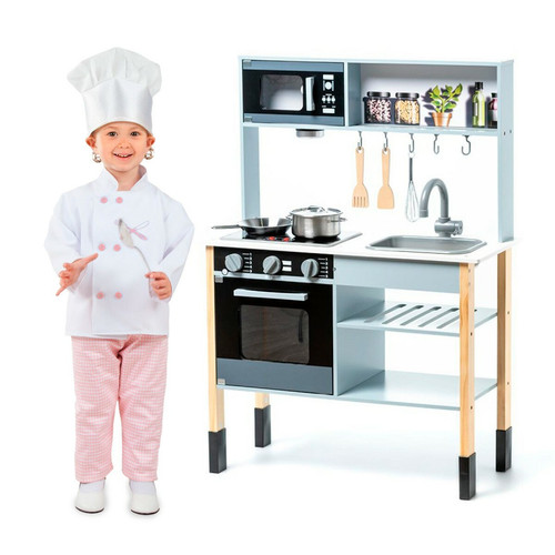 Cuisine et ménage Ataa Cuisine en bois pour enfants Element Gris
