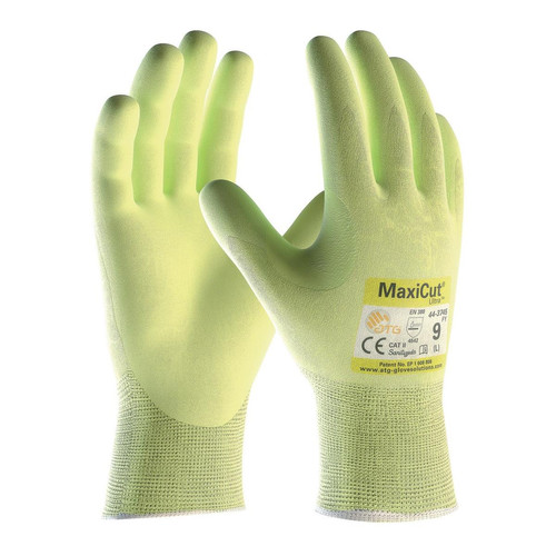 Protections pieds et mains ATG Gants de travail nylon Difac MaxiCut Ultra