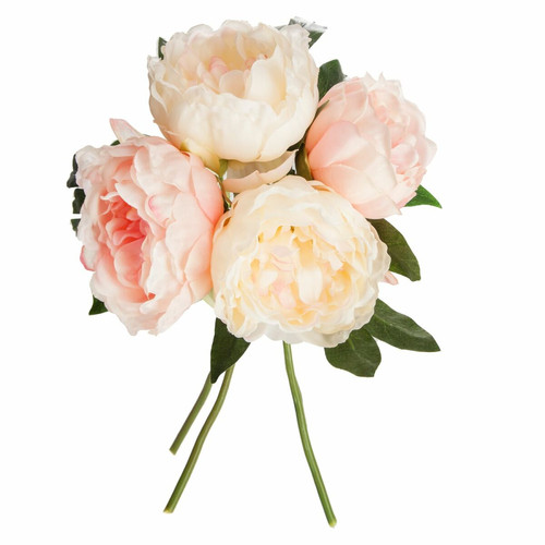 Atmosphera, Createur D'Interieur - Bouquet de fleurs artificielles - H. 30 cm - Rose Atmosphera, Createur D'Interieur  - Marchand Toilinux