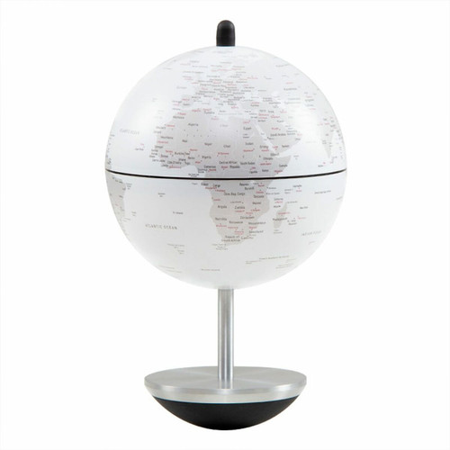 Globes Atmosphere Mini globe terrestre Swing Ø 11 cm - Blanc