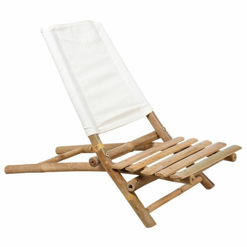 Aubry Gaspard - Chaise de plage en bambou Aubry Gaspard  - Fauteuil de jardin