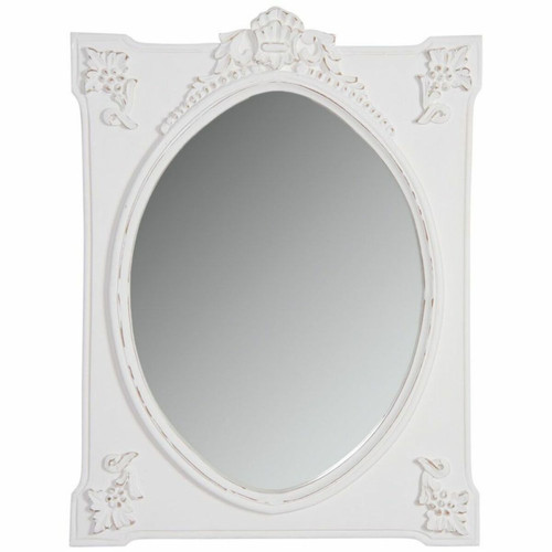 Aubry Gaspard - Miroir rectangulaire blanc. Aubry Gaspard  - Miroirs
