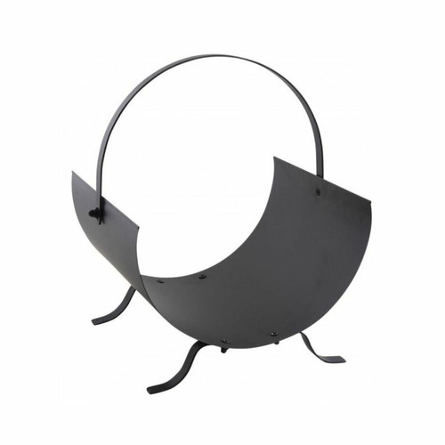 Aubry Gaspard - Porte-bûches design en métal noir. Aubry Gaspard  - Porte buches Accessoires poêles à bois/cheminées