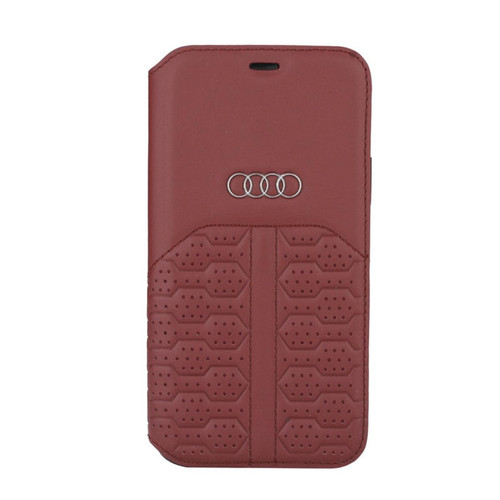 Audi - Audi Etui pour iPhone 12 Mini - Merlot A6 Série cuir véritable Audi  - Audi