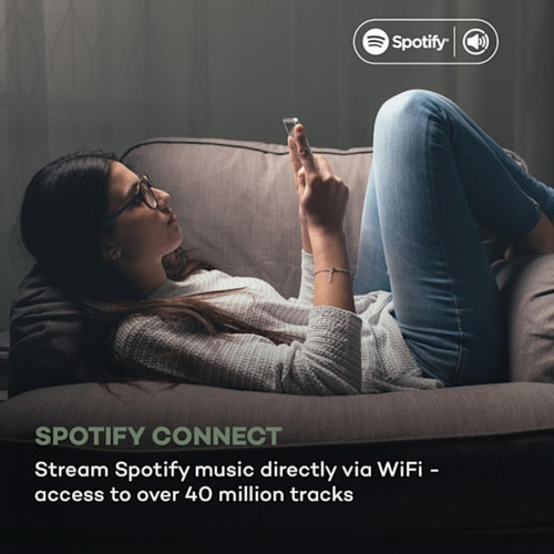 Auna Radio Internet - Connect CD MKII - Lecteur multimédia BT MP3 DAB+ Spotify Connect Radio - Bois