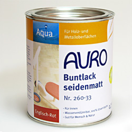Auro - Laque satinée sans solvant AURO N°260 en 0,75L Auro  - Marchand Ecologieshop