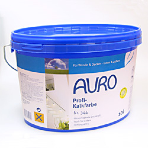 Auro - Peinture murale à la chaux blanche - n°344 - AURO (Volume  : 10 litres) Auro  - Peinture intérieure