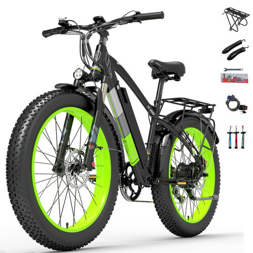 Autrement - vélo électrique XC4000 1000W 48V 17.5AH 45KM/H-Vert Autrement - Sport