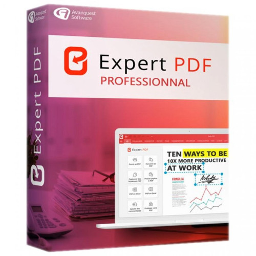 Avanquest Software - Expert PDF 15 Professional - Licence perpétuelle - 1 poste - A télécharger - Utilitaires Bureautique