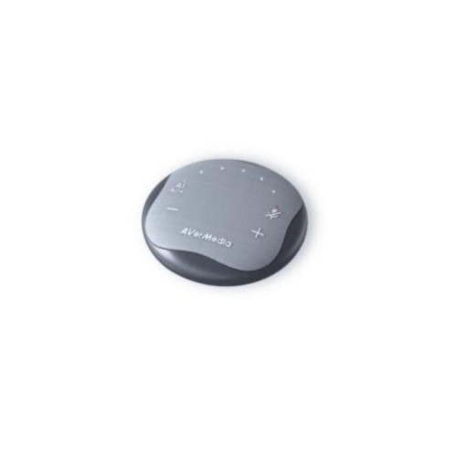 Avermedia - AVERMEDIA Smart Speakerphone AS315 Haut parleur de reunion intelligent avec Hub HDMI/USB A/USB C, IA,reduction de bruits, supresssion Echo, Son 360° - Enceintes p c