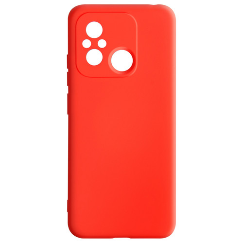 Coque, étui smartphone Avizar Coque pour Xiaomi Redmi 12C Semi-rigide Soft-touch Fast Cover Rouge