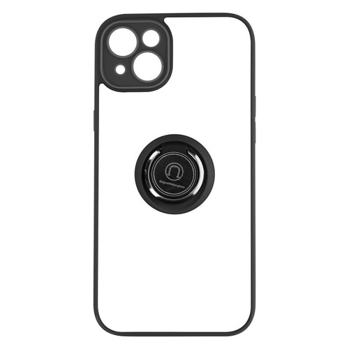 Avizar - Coque pour iPhone 14 Bi-matière Bague Métallique Support Vidéo noir Avizar  - Coque, étui smartphone