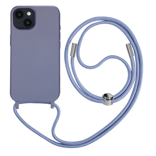 Avizar - Coque Cordon iPhone 14 Semi-rigide avec Lanière Tour du Cou 80cm violet Avizar - Kit de réparation iPhone Accessoires et consommables