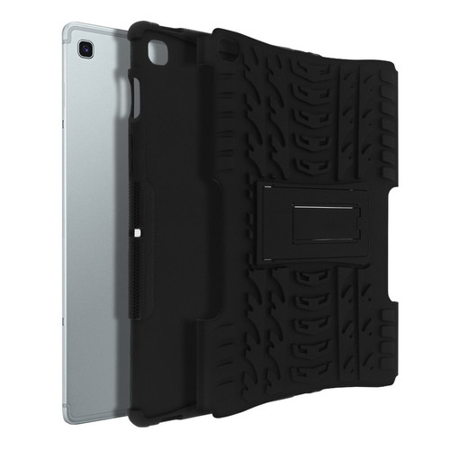 Avizar - Coque Samsung Galaxy Tab S5e Rigide Silicone Antichoc Béquille Support Noir Avizar  - Avizar