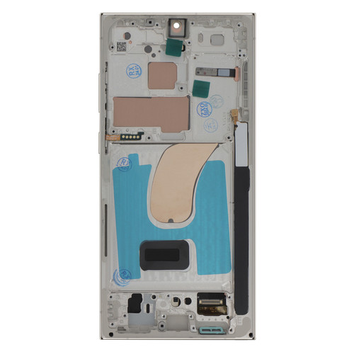 Avizar - Clappio Bloc Complet pour Samsung Galaxy S23 Ultra Écran OLED et Vitre Tactile Beige Avizar  - Accessoires et consommables