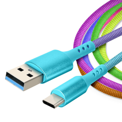 Avizar - Câble USB-C Charge et Synchronisation Design Stylé 1m Robuste Multicolore Avizar  - Câble et Connectique Avizar