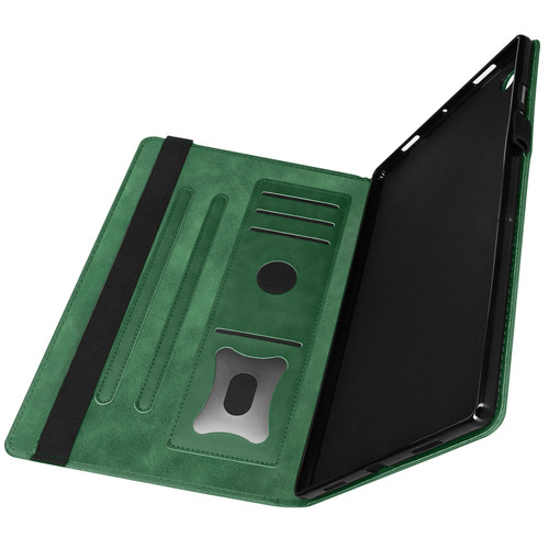 Avizar - Étui Samsung Tab A8 10.5 2021 Clapet Porte-cartes Fonction Support Vidéo vert Avizar  - Housse, étui tablette