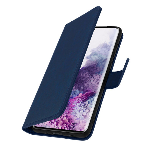 Avizar - Étui pour Samsung Galaxy S20 Ultra Clapet Portefeuille Support Vidéo Bleu Nuit Avizar - Coque, étui smartphone