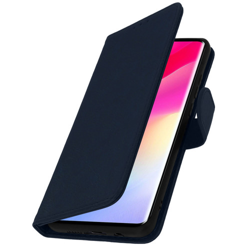 Avizar - Étui pour Xiaomi Mi Note 10 Lite Clapet Portefeuille Support Vidéo Bleu Nuit Avizar  - Accessoires et consommables