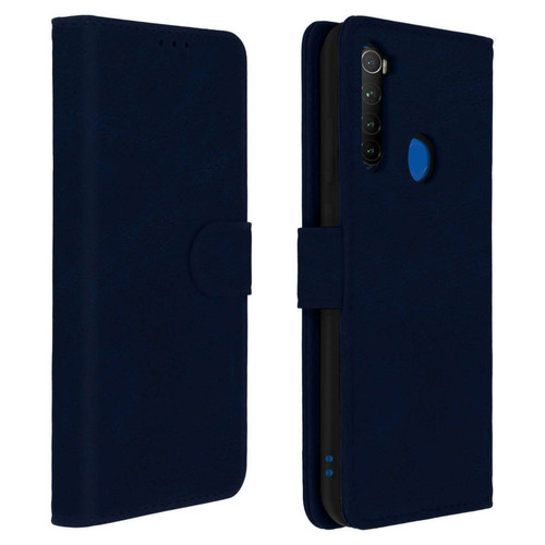 Avizar - Étui Xiaomi Redmi Note 8T Intégrale Porte-cartes Fonction Support bleu nuit Avizar - Coque, étui smartphone Avizar