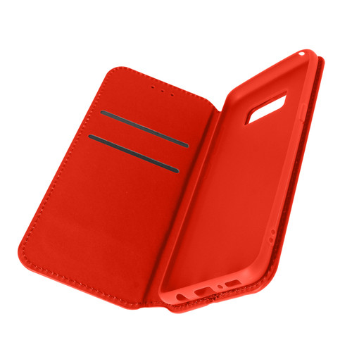 Avizar - Housse Samsung Galaxy S8 Clapet Portefeuille Support Vidéo rouge Avizar  - Accessoire Smartphone Samsung galaxy s8