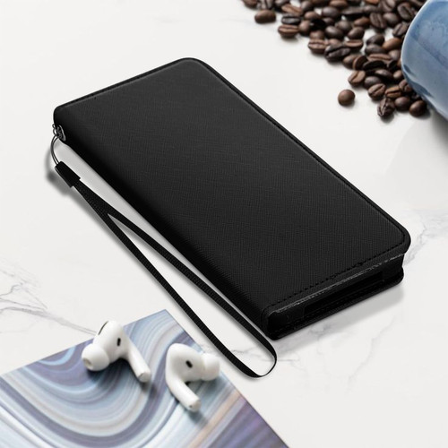 Avizar Etui universel Smartphone 162 x 81 mm avec Porte-cartes Fancy Style noir