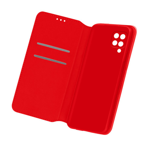 Avizar - Housse Folio Samsung Galaxy M12 Portefeuille Fonction Support Vidéo rouge Avizar  - Accessoires Samsung Galaxy S Accessoires et consommables