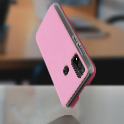 Coque, étui smartphone Étui Huawei P smart 2020 Portefeuille Clapet Porte-carte Rose