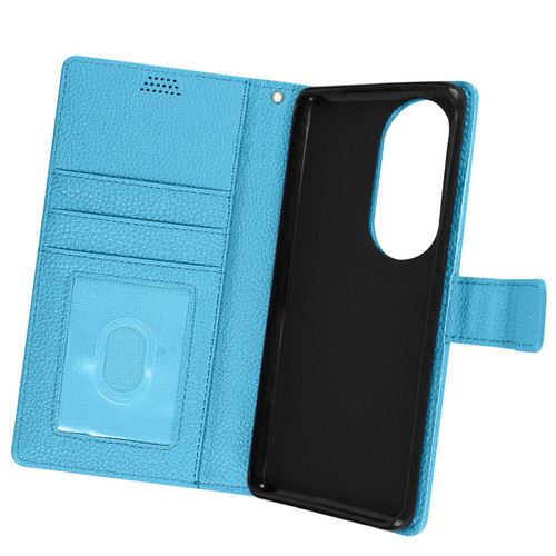 Avizar - Housse Huawei P50 Pro Clapet Portefeuille Support Vidéo Bleu Avizar  - Accessoires et consommables