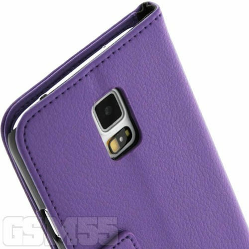 Avizar Étui Galaxy S5 , Galaxy S5 Neo avec coque interne en silicone gel - Violet