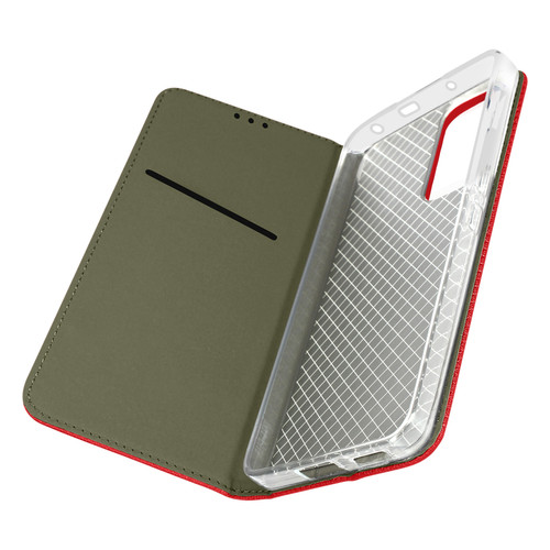 Avizar - Étui Xiaomi 12 Lite Clapet Magnétique Porte-carte Fonction Support rouge Avizar - Marchand Destock access