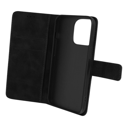 Avizar - Étui pour iPhone 14 Pro Folio Portefeuille Support Vidéo Mat Soft Touch noir Avizar  - Accessoire Smartphone
