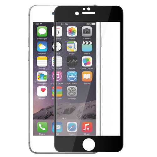 Avizar - Film iPhone 6 Plus / 6S Plus Protection Ecran verre trempé contour Noir Avizar  - Protection écran smartphone
