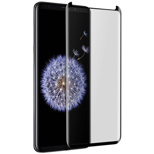 Protection écran tablette Avizar Film Galaxy S8 Plus / S9 Plus Verre Trempé Incurvé Transparent au Contour Noir