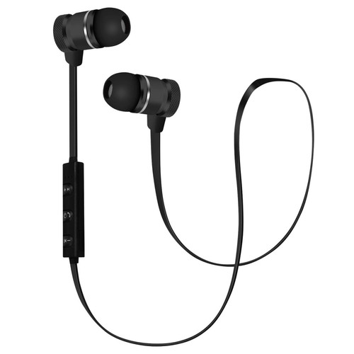 Avizar - Écouteurs intra-auriculaires Bluetooth Magnétiques Télécommande et Micro Noir Avizar  - Avizar