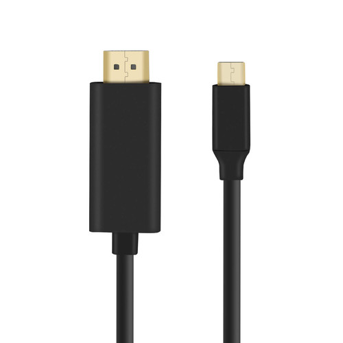 Avizar - Câble USB Type C vers HDMI Mâle Résolution 4K UHD 2m Noir Avizar  - Câble et Connectique