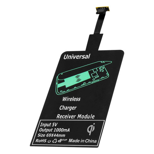 Avizar - Kit Nappe Adapteur à Charge Sans Fil QI Smartphone Port Micro-USB Noir Avizar  - Kit de réparation iPhone Accessoires et consommables