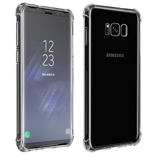 Avizar - Pack Protection Samsung Galaxy S8 Coque Souple + Verre Trempé Transparent Avizar  - Accessoires Samsung Galaxy S Accessoires et consommables