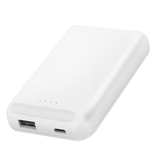 Connectique et chargeur pour tablette Avizar Powerbank Sans Fil MagSafe 5000 mAh Technologie Qi Ports USB / USB-C Blanc