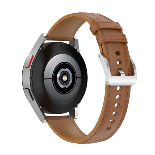 Avizar - Bracelet Cuir pour Galaxy Watch 4 Watch 3 41mm Huawei Watch GT 2 42mm Marron Avizar  - Montre et bracelet connectés Avizar