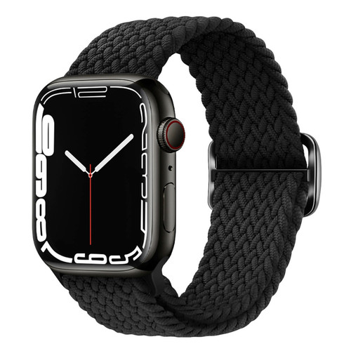 Avizar - Bracelet pour Apple Watch 41mm / 40mm / 38 mm Nylon Tressé Respirant noir Avizar  - Avizar