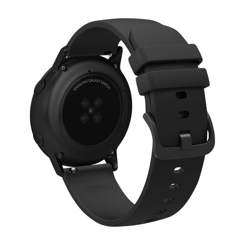 Avizar - Bracelet pour Samsung Galaxy Watch Active 40mm Silicone Souple Noir Avizar  - Objets connectés