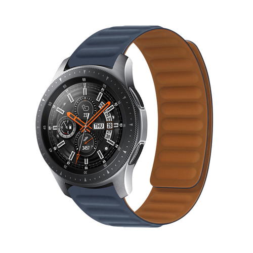 Avizar - Bracelet pour Honor Magic Watch / GS3 Silicone Souple Attache Magnétique Bleu Avizar  - Avizar